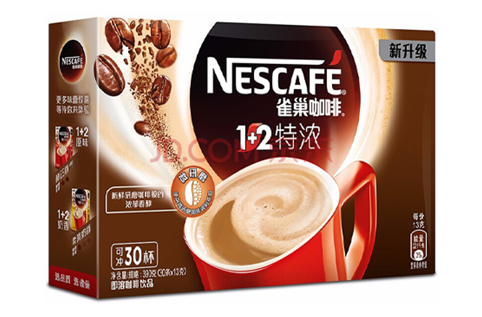 雀巢（Nestle）特浓微研磨速溶咖啡1+2图